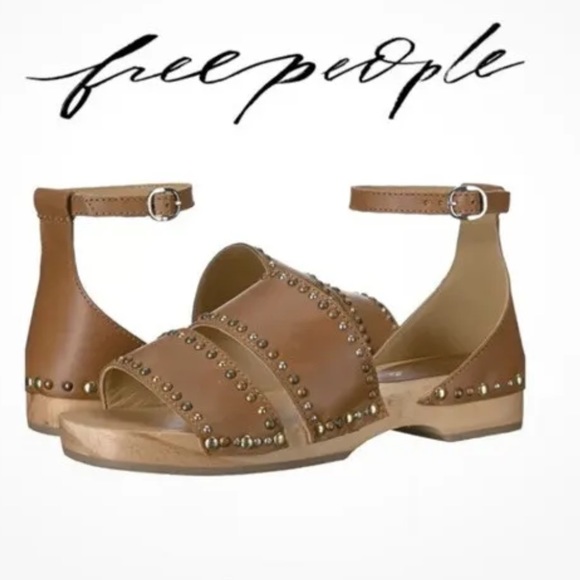 Free People North Shore Clog Studded Sandals - Picture 4 of 14